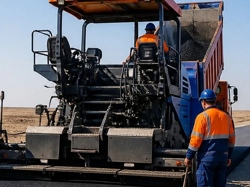 Asfalt serimi ve yol yapımı