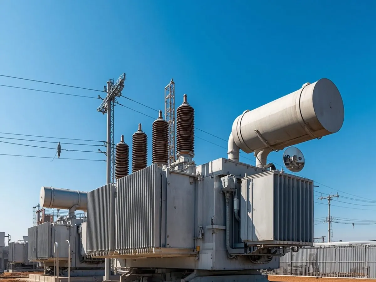 Elektrik pano, trafo ve enerji kabloları